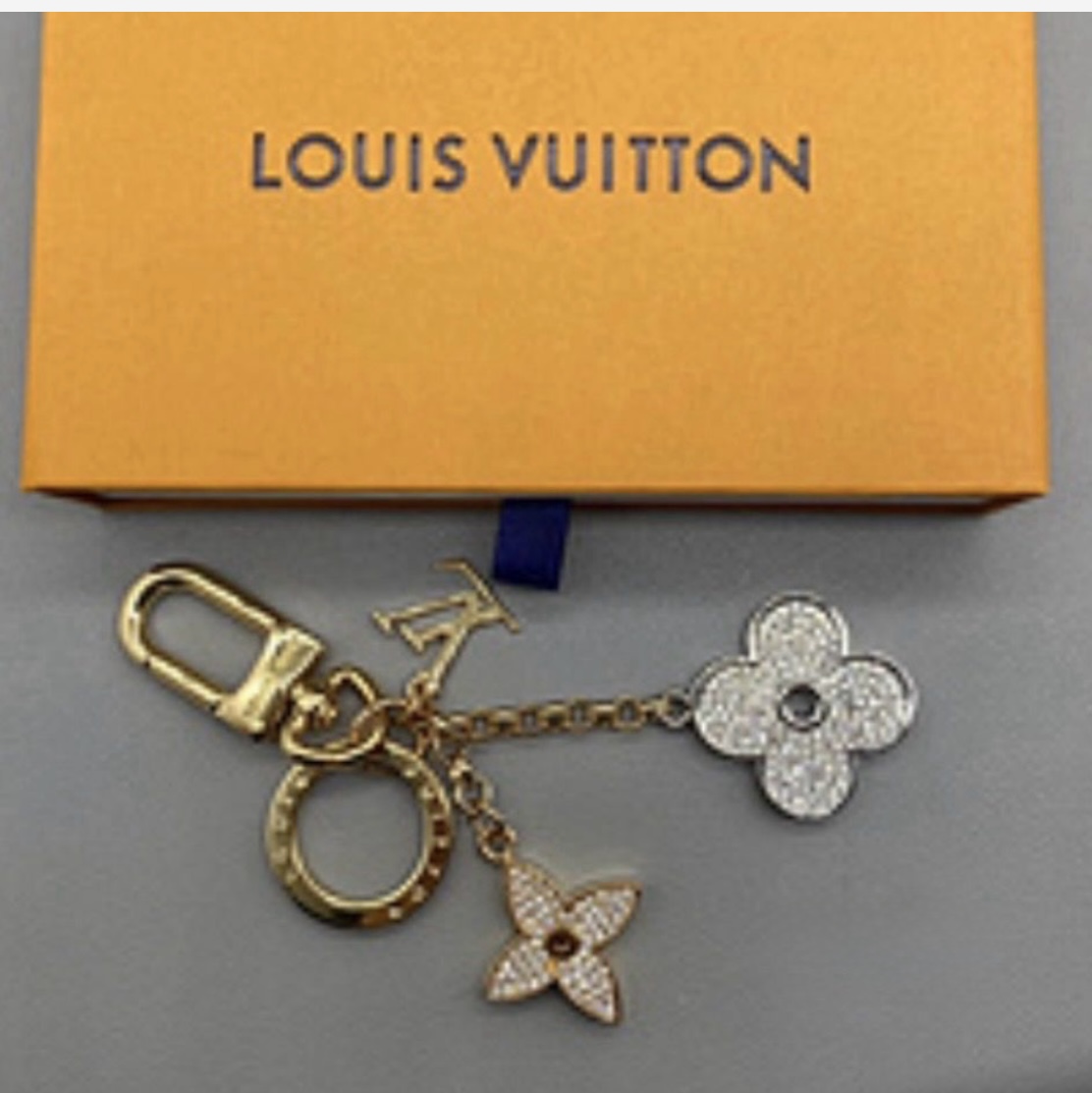 LV Inspired Keychain
