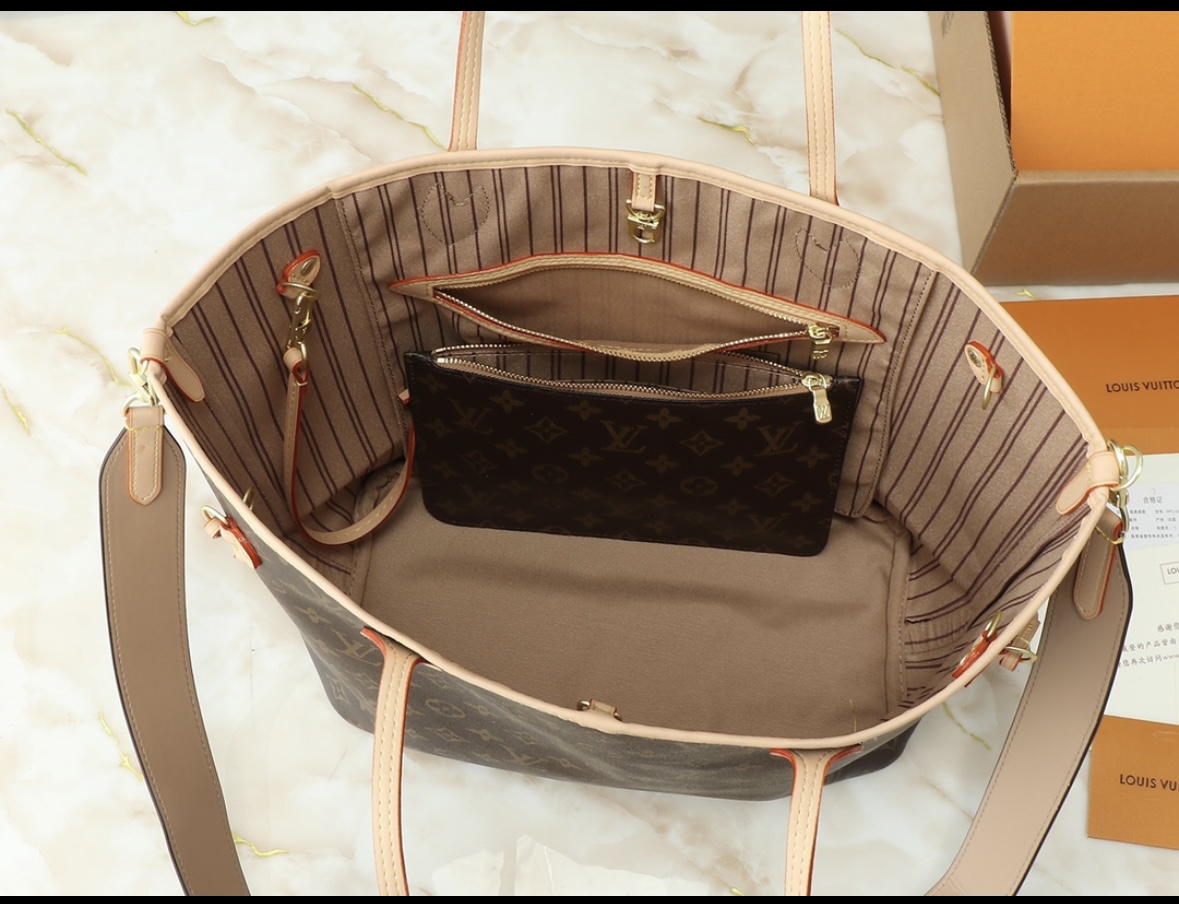 LV Inspired Neverful Handbag