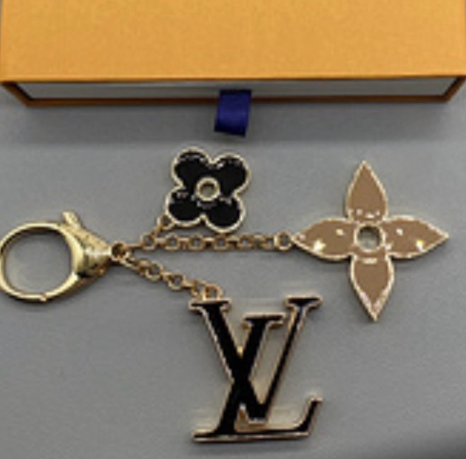 LV Inspired Keychain