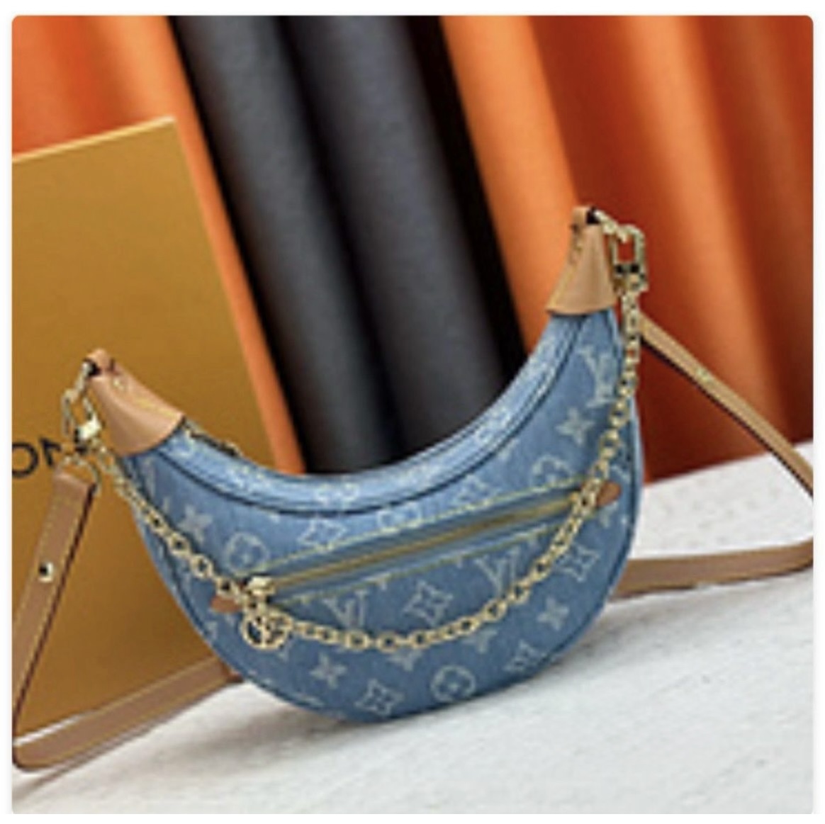 LV Inspired Denim Bag