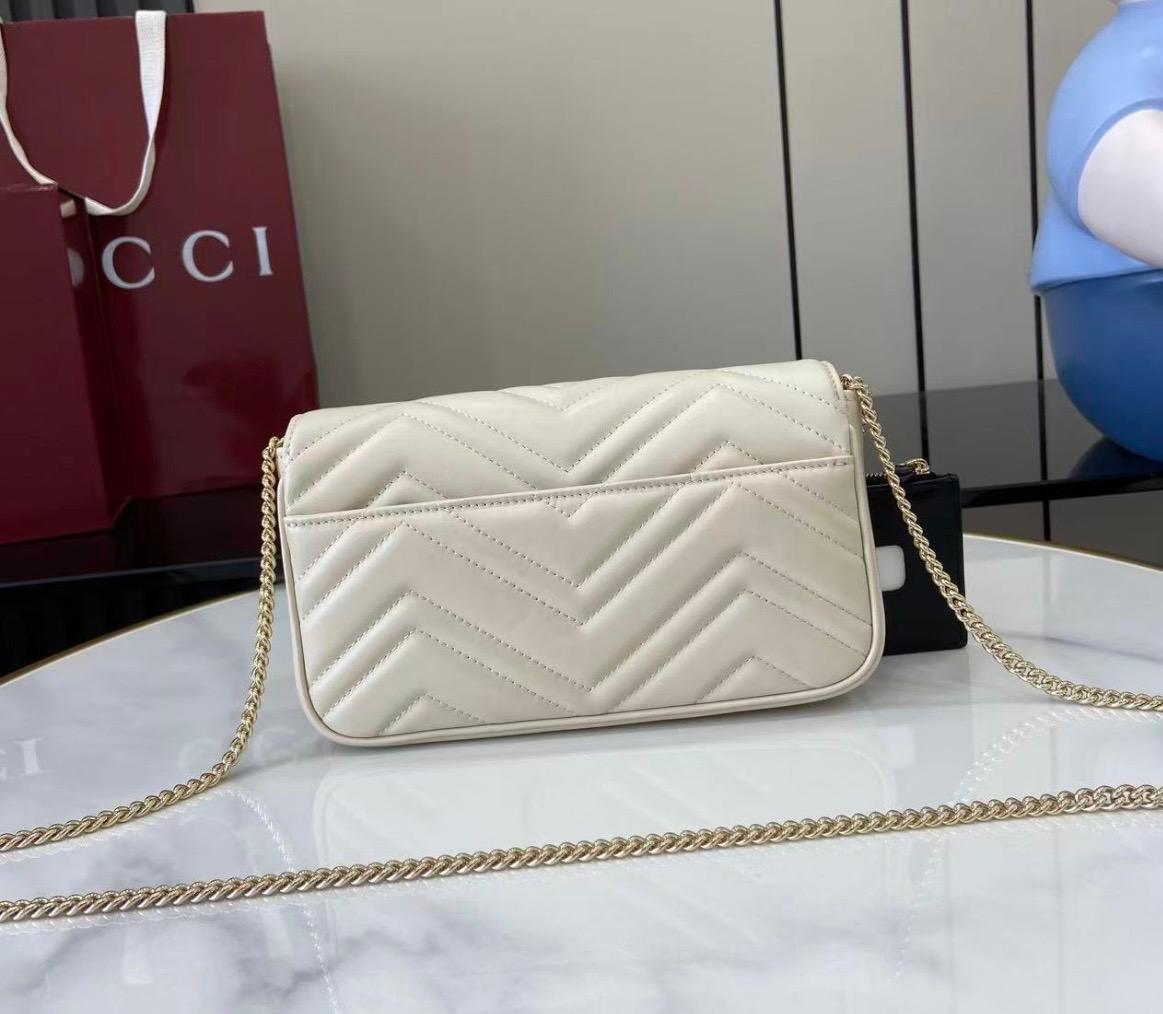 GG Inspired Chain Shoulder Bag