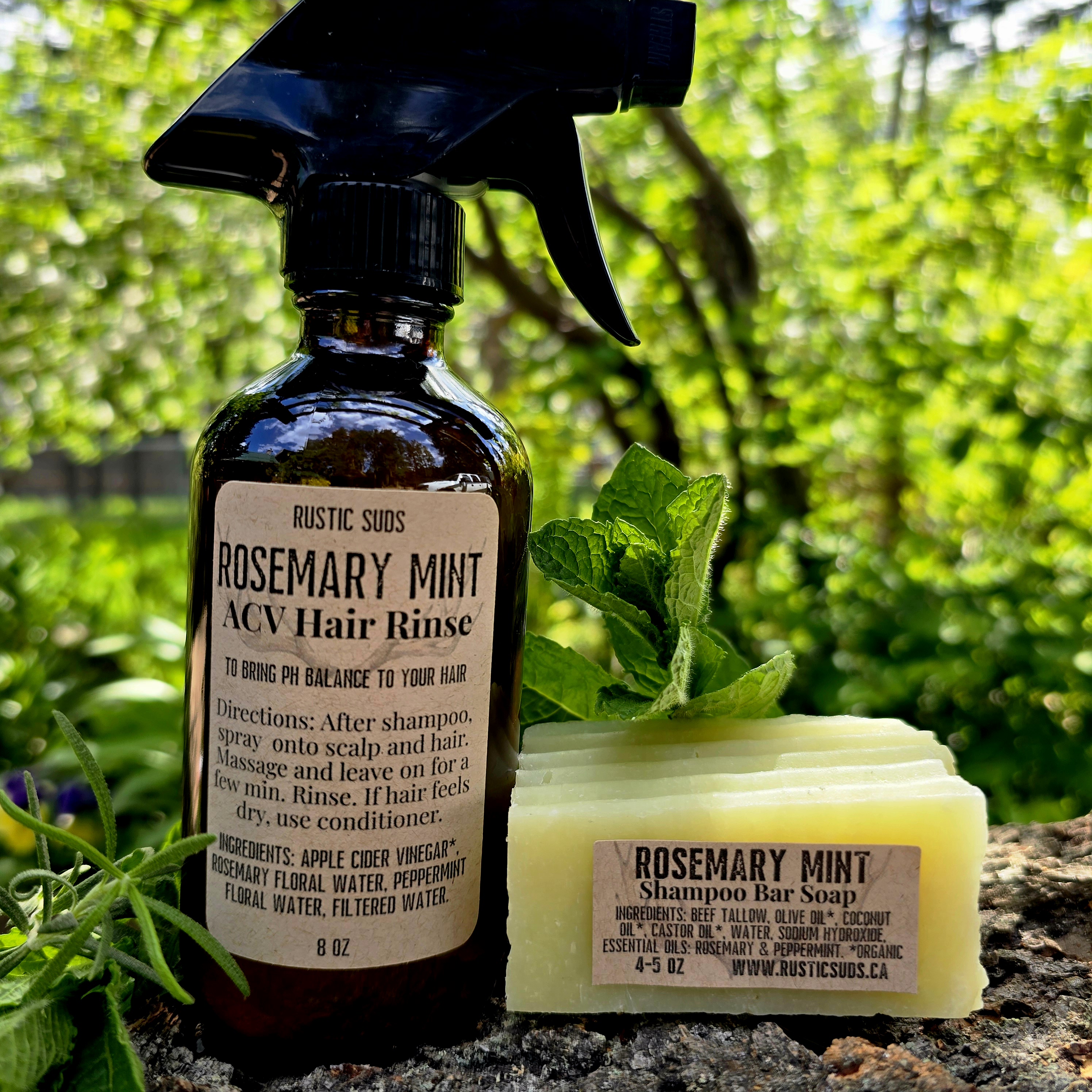 Rosemary Mint Shampoo Bar Soap