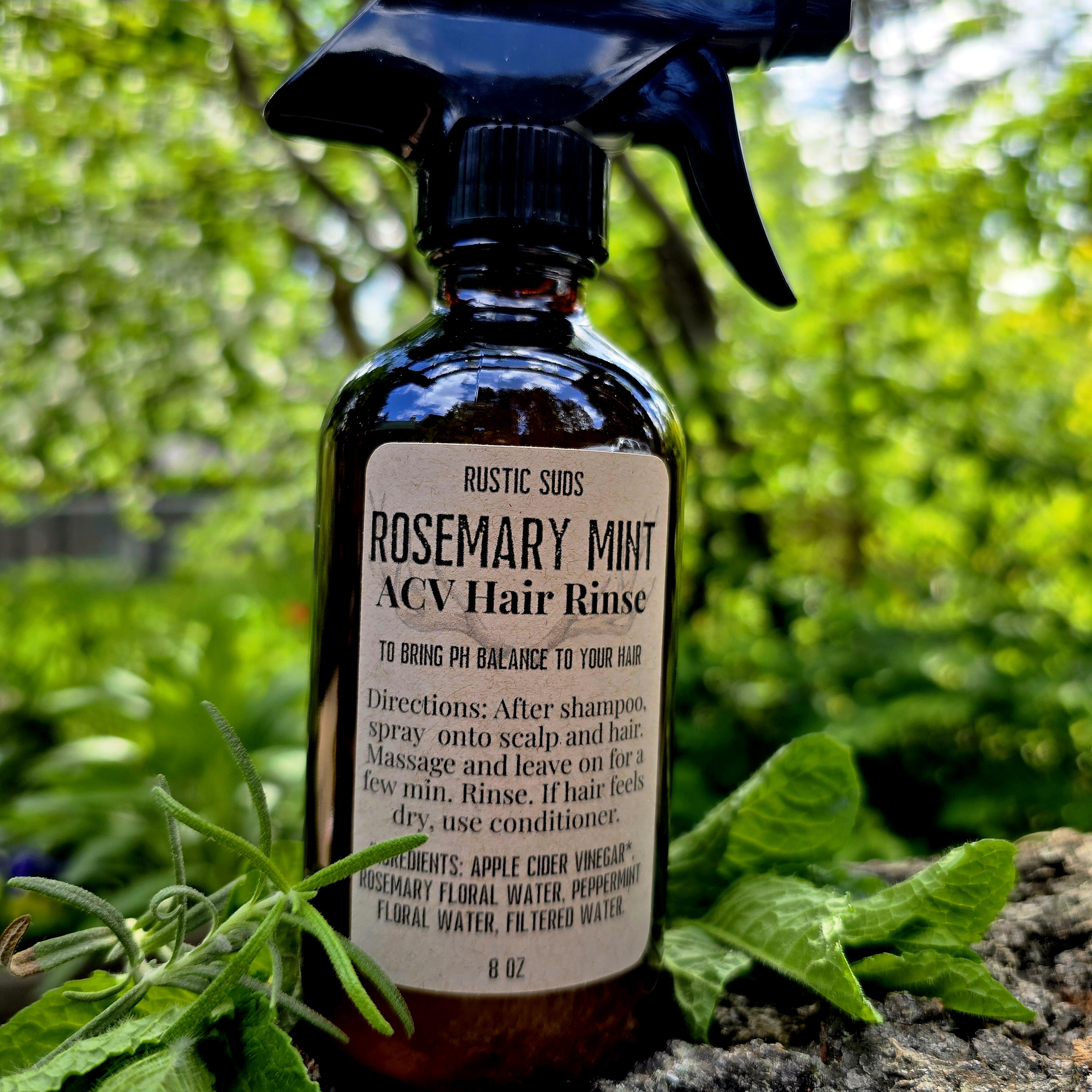 Rosemary Mint ACV Hair Rinse