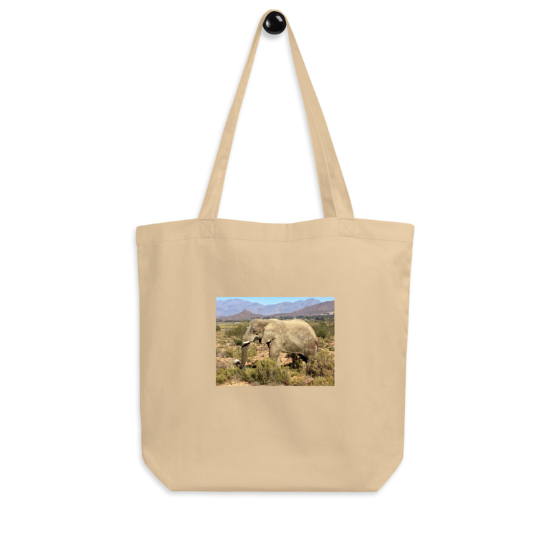 Elephant Print Tote Bag