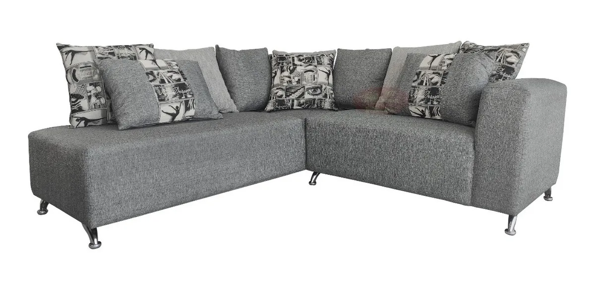 JUEGO DE Sala En L De 2 Piezas Mod. Madrid, Incluye 9 Cojines