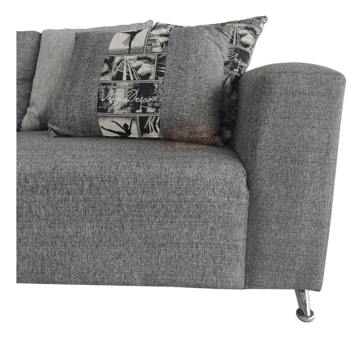 JUEGO DE Sala En L De 2 Piezas Mod. Madrid, Incluye 9 Cojines