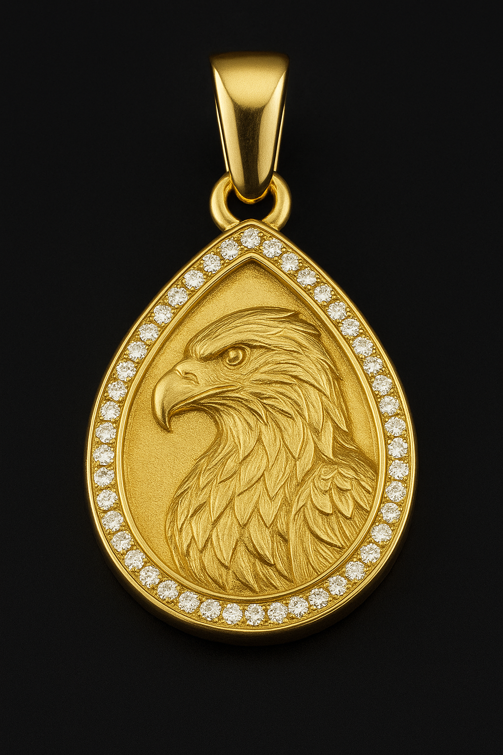 Eagle Crest Diamond Pendant