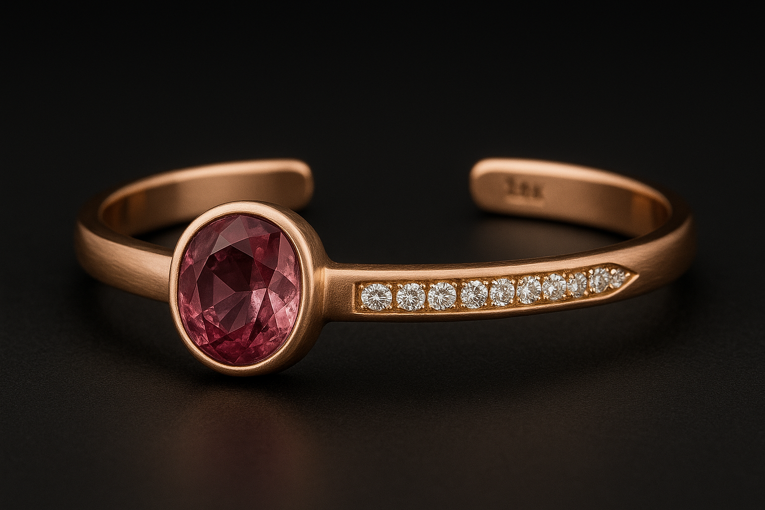 Desert Rose Gold Cuff