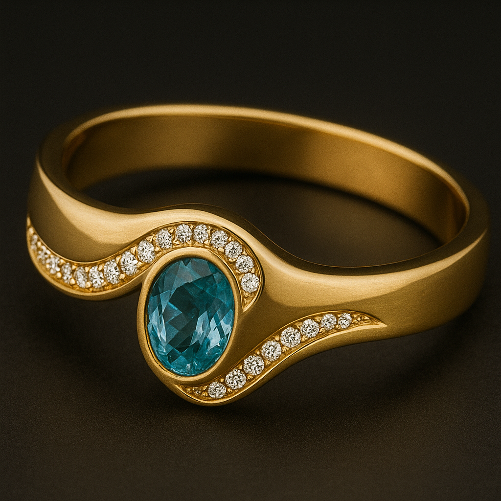 West Coast Wave Diamond Bangle