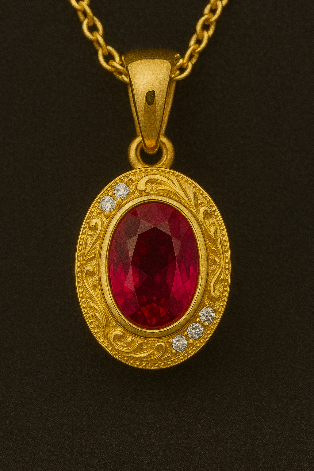 American Spirit Ruby Pendant