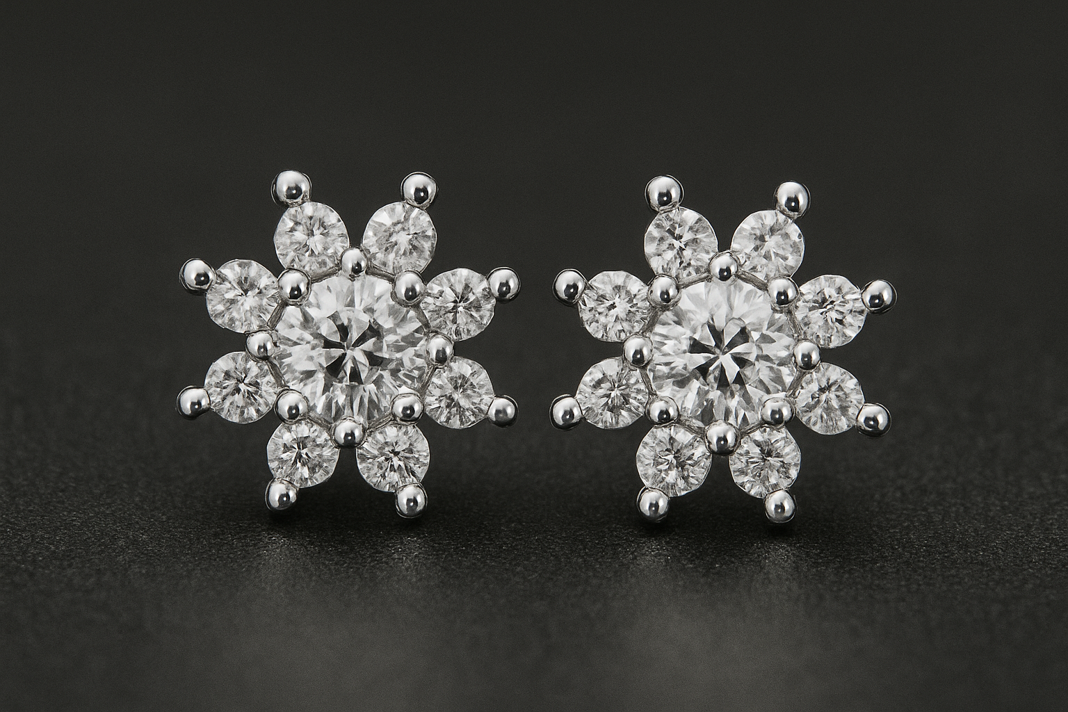 Freedom Fireworks Diamond Studs
