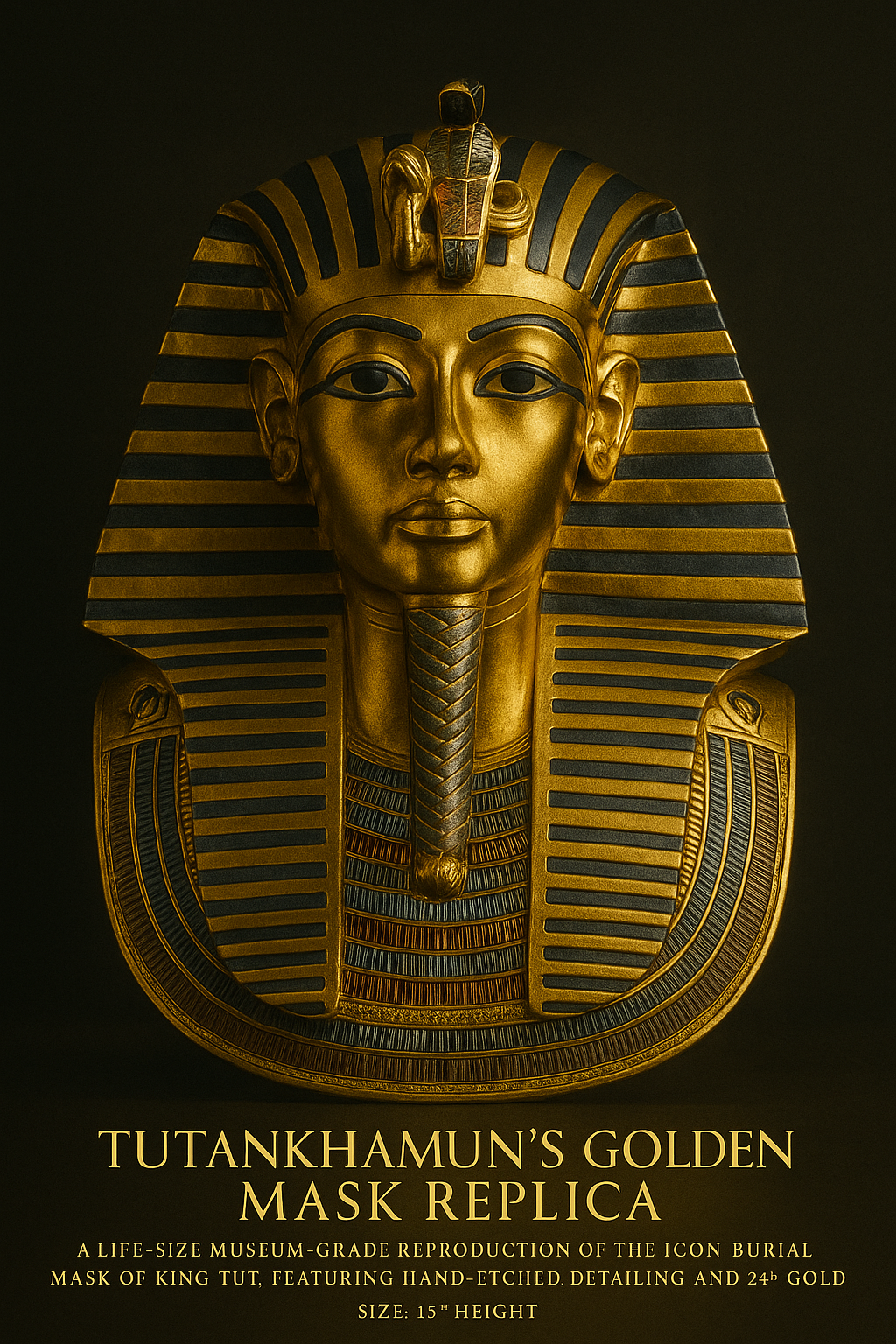 Tutankhamun’s Golden Mask Replica
