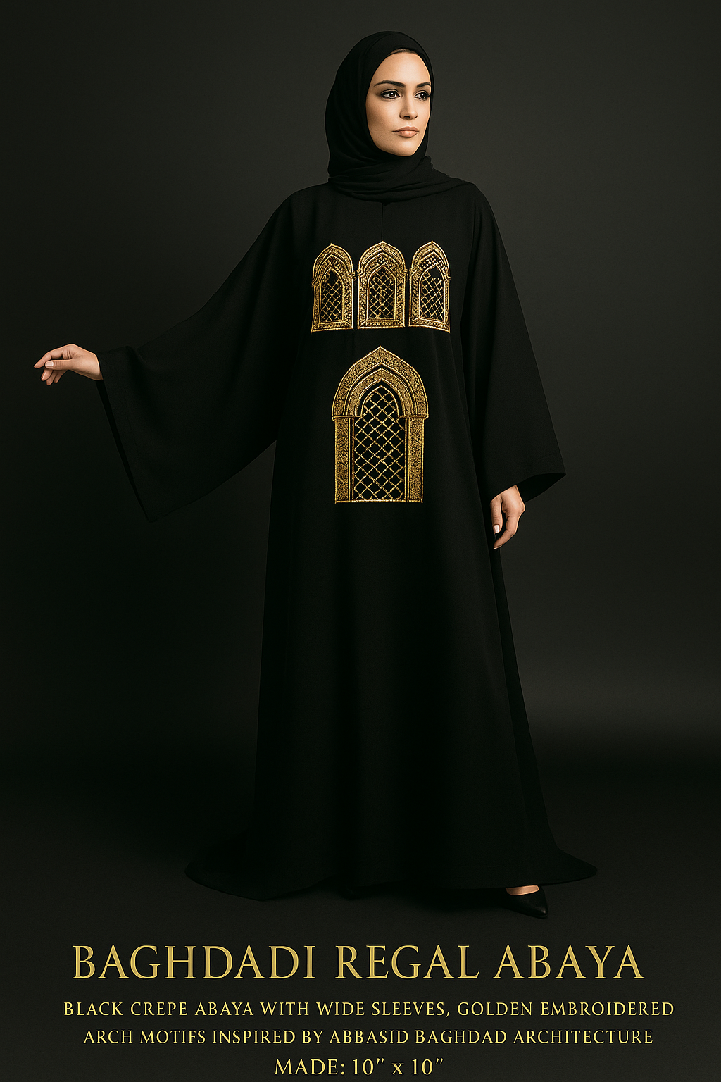 Baghdadi Regal Abaya