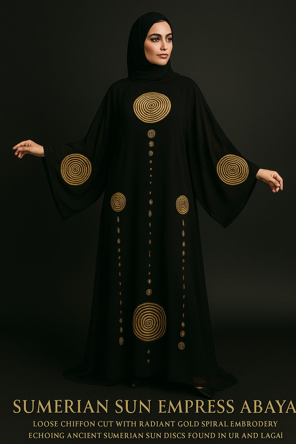 Sumerian Sun Empress Abaya