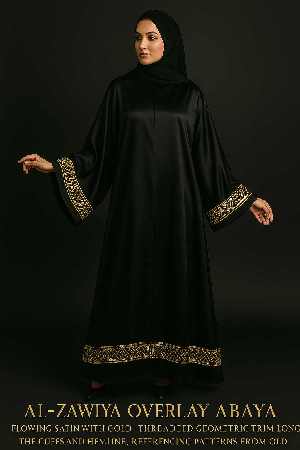 Al-Zawiya Overlay Abaya