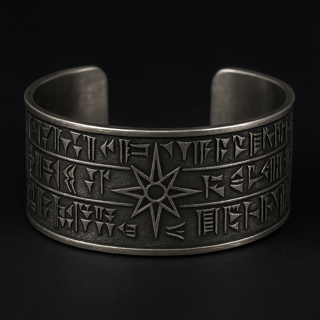 “Enheduanna’s Verse” Cuff Bracelet