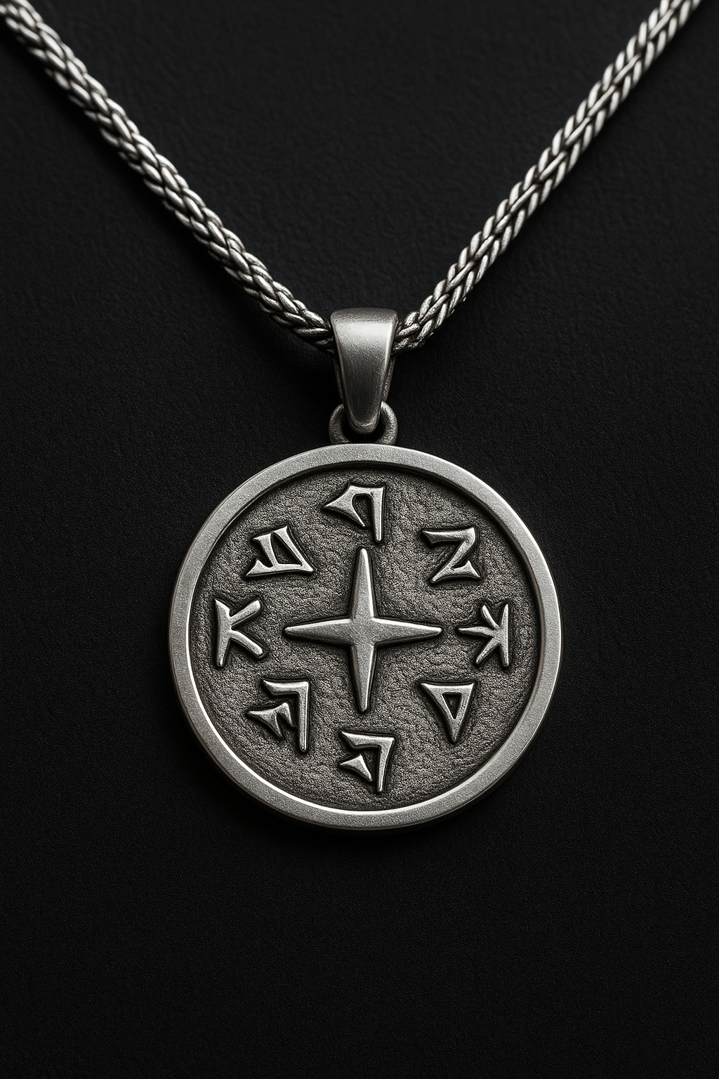 “Cuneiform Compass” Necklace