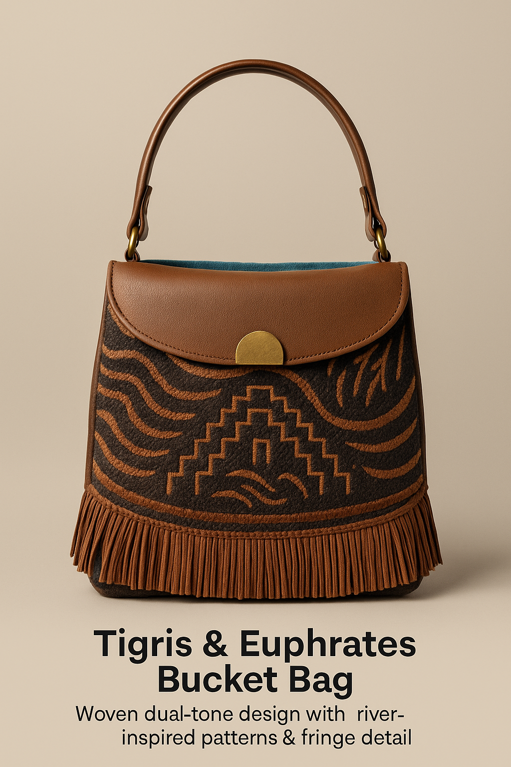 Tigris & Euphrates Bucket Bag