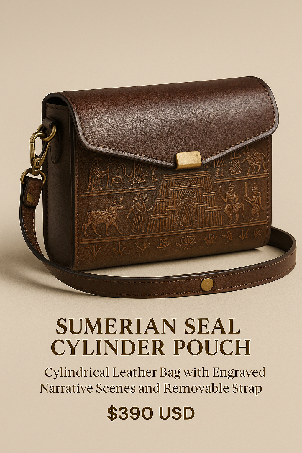 Sumerian Seal Cylinder Pouch