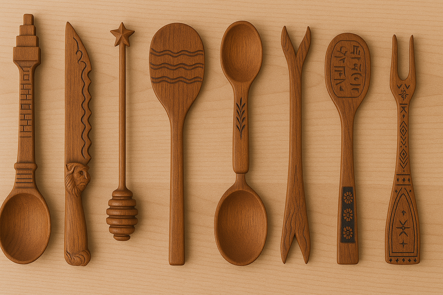 Mesopotamian Heritage Utensil Set