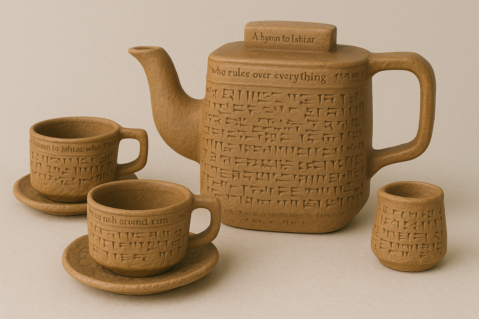 Tablet & Gate Tea Set