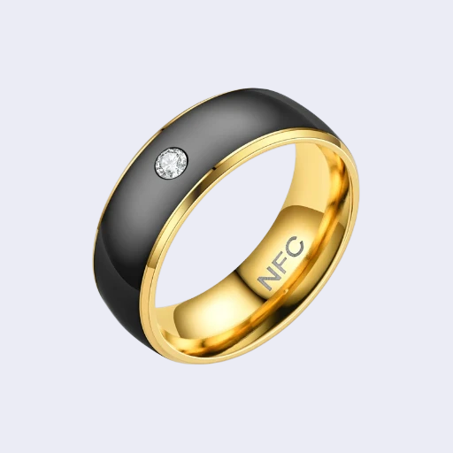 Multifunctional Smart Wearable Access Control Stainless Steel Ring
