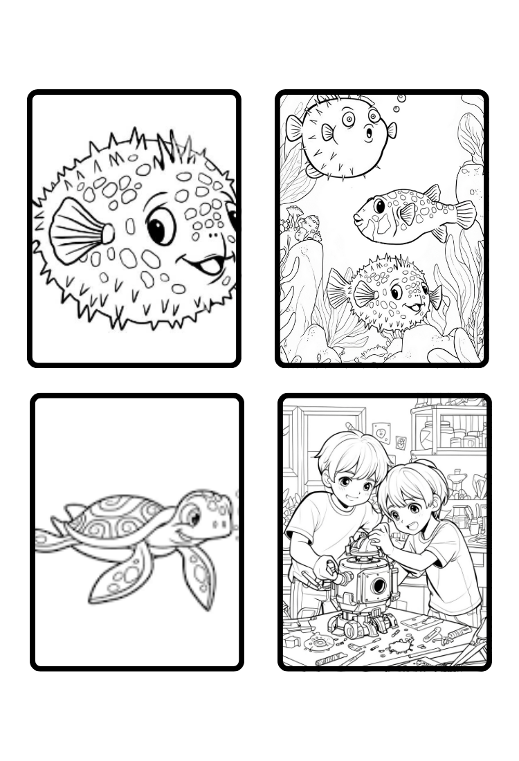 1000 Coloring Pages