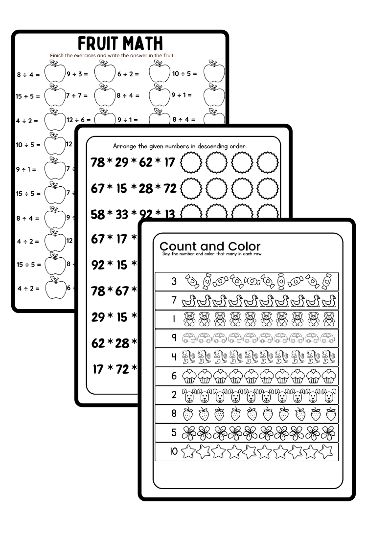 Math Exercise Sheets
