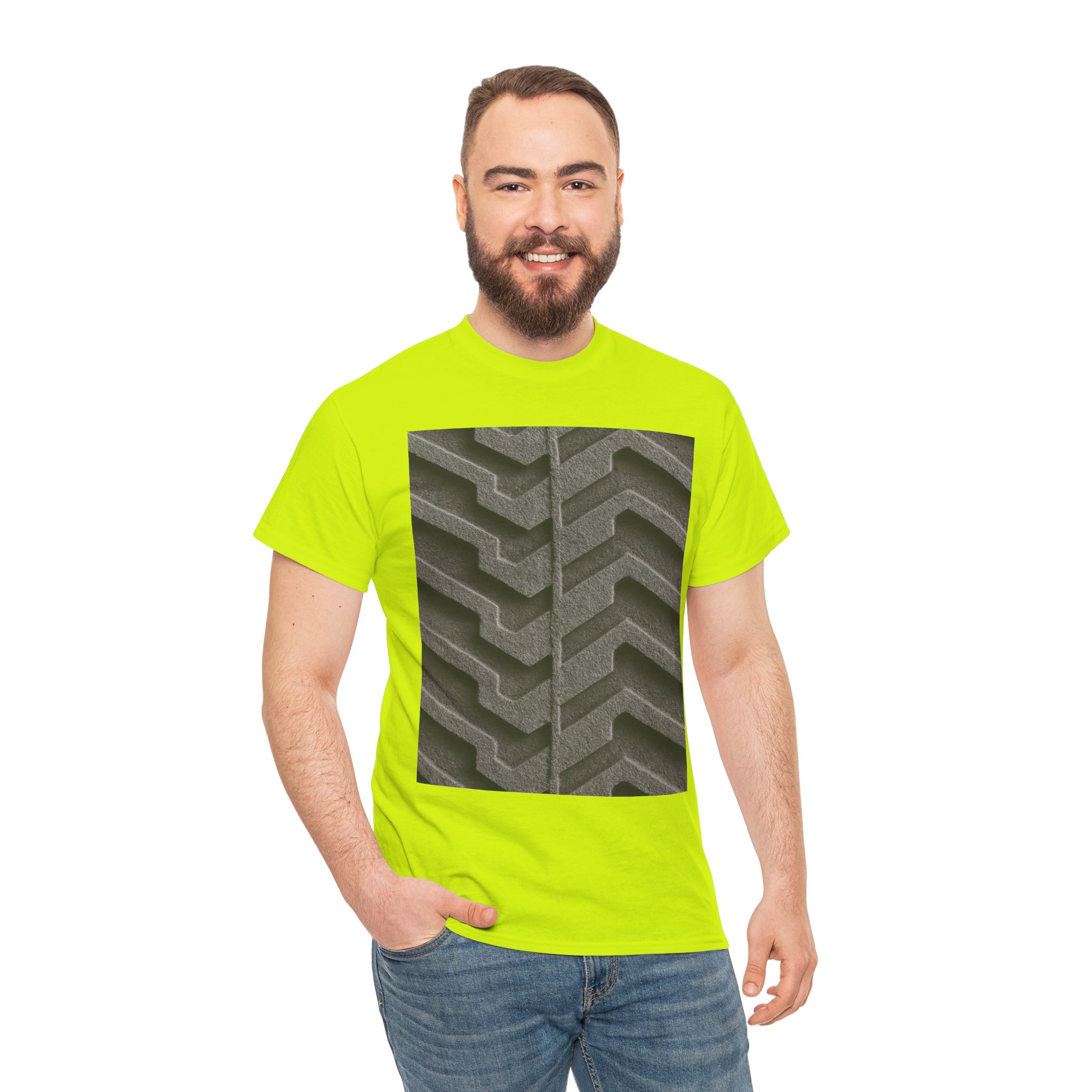 High-Visibility Tire Tread Work Shirt