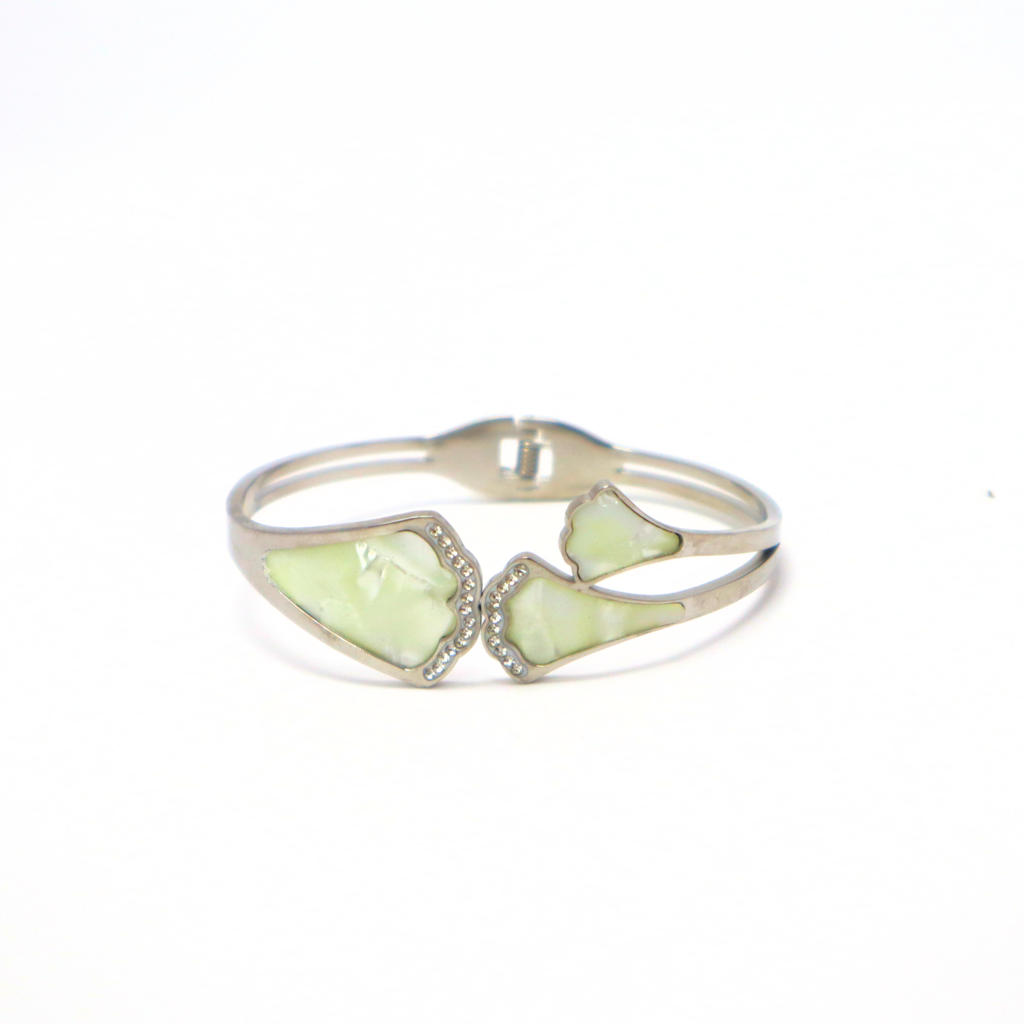 Modern Silver Cuff Bracelet for Women & Girls - Adjustable, Anti-Tarnish Fashion Bangle