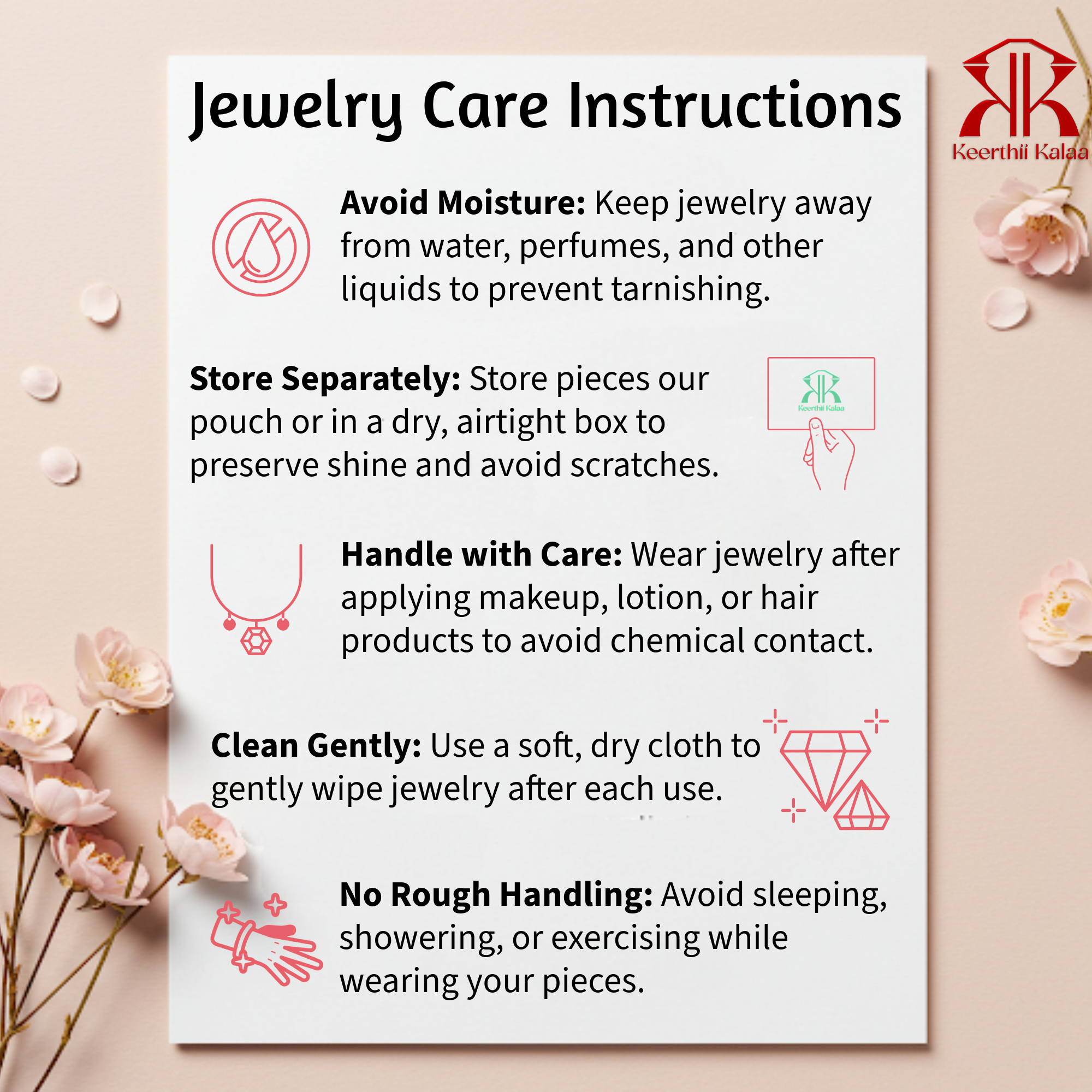 Keerthii Kalaa Pear & Round AD Stone Bangle Set of 2 for Women - Premium Rose Gold Bangles for Party & Wedding