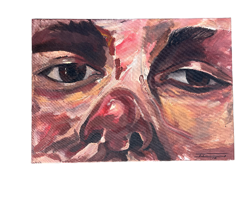 Pintura ojos tristes suerralistas 2