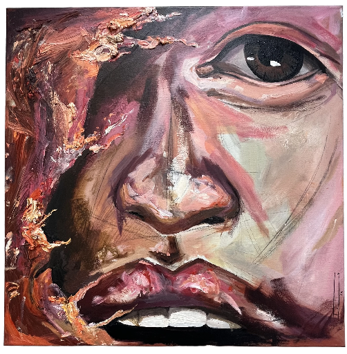 Retrato facial abstracto 1