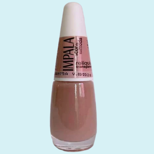 Esmalte Impala A Cor da Sua Moda Transparente Relíquia 7,5 ml