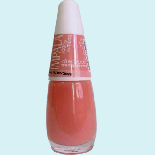 Esmalte Impala A Cor da Sua Moda Transparente Discreto 7,5 ml