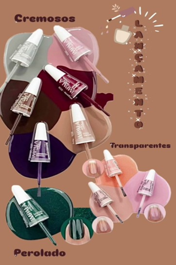 Esmalte Impala A Cor da Sua Moda Transparente Discreto 7,5 ml