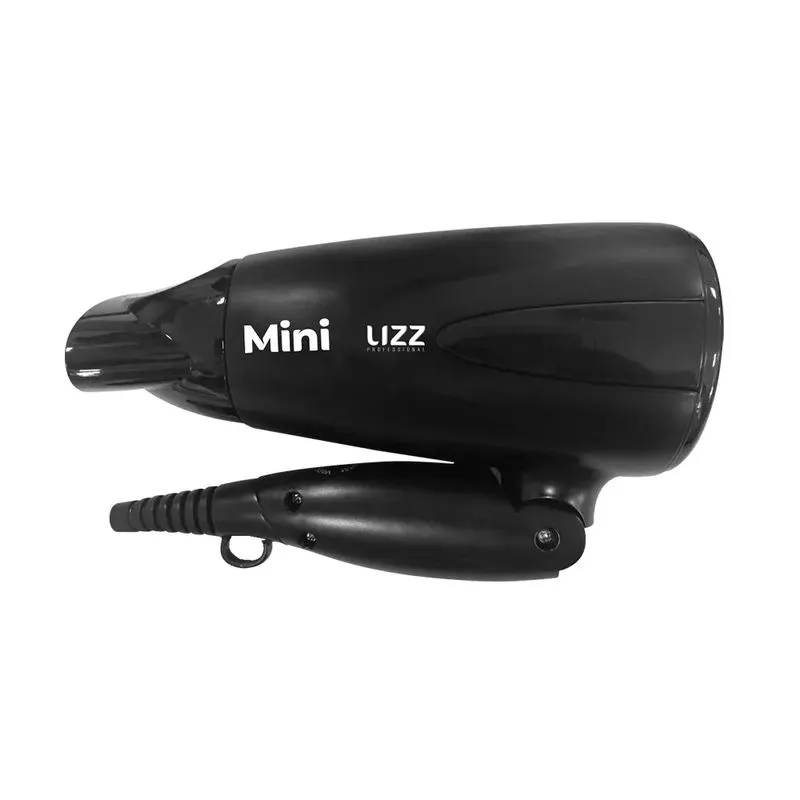 Secado de Cabelo Lizz Mini Prata com Kit Viagem Bivolt (1200W)