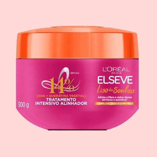 Mascara Tratamento Elseve Liso dos Sonhos 300 g