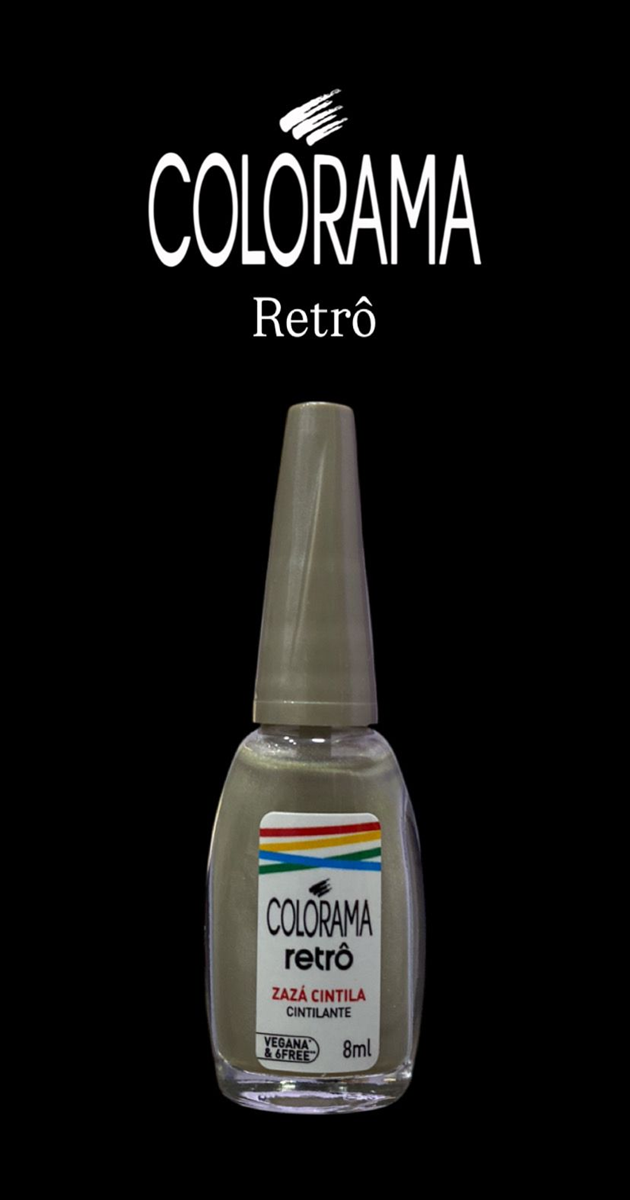 Esm. Colorama Retrô Zaza Cintila 8 ml
