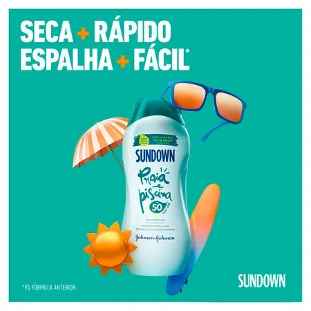 Protetor Solar Sundown Praia e Piscina FPS 50 200 ML