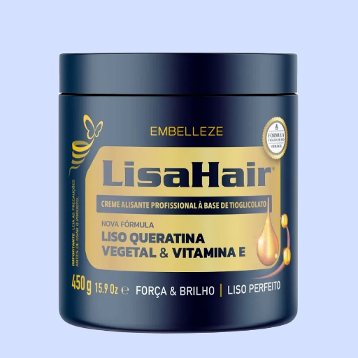 Creme Alisante Profissional LisaHair 450 g