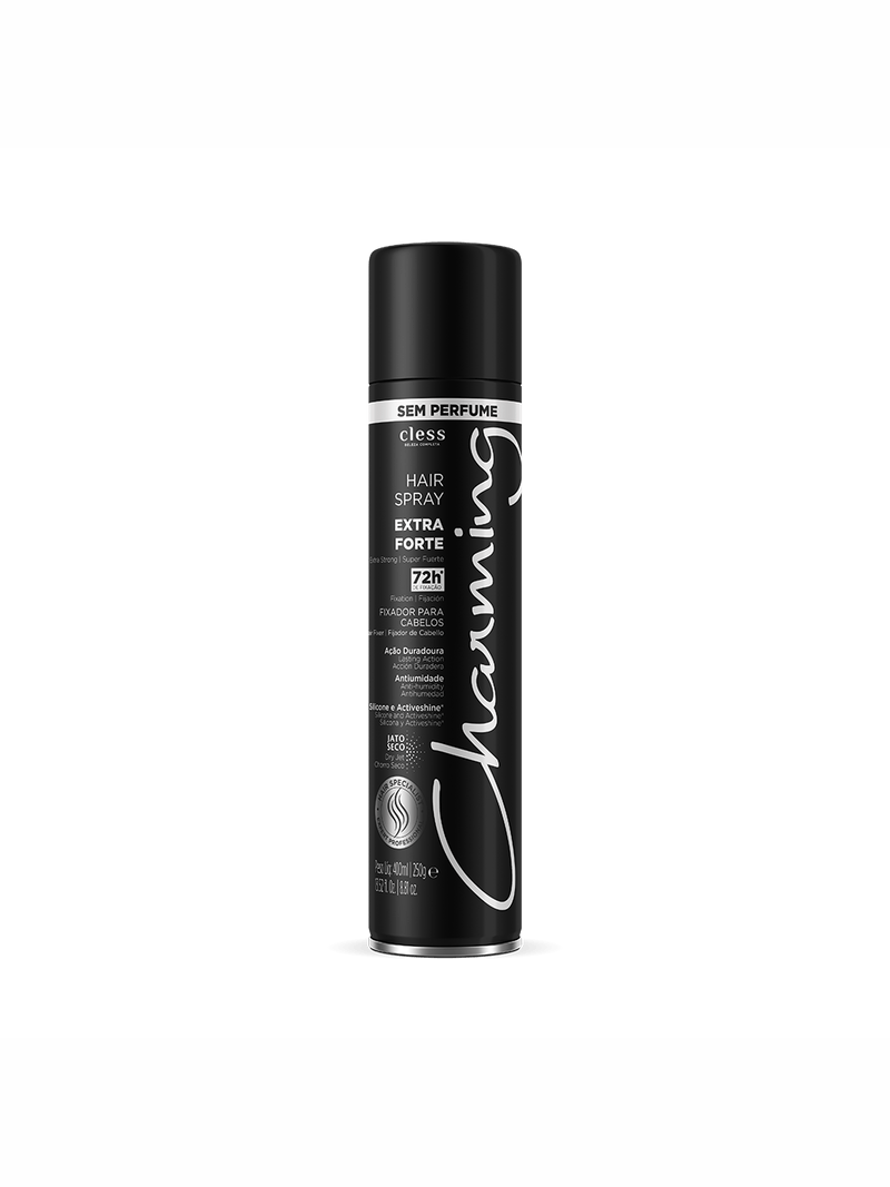 Hair Spray Charming Extra Forte Sem Perfume 400ml