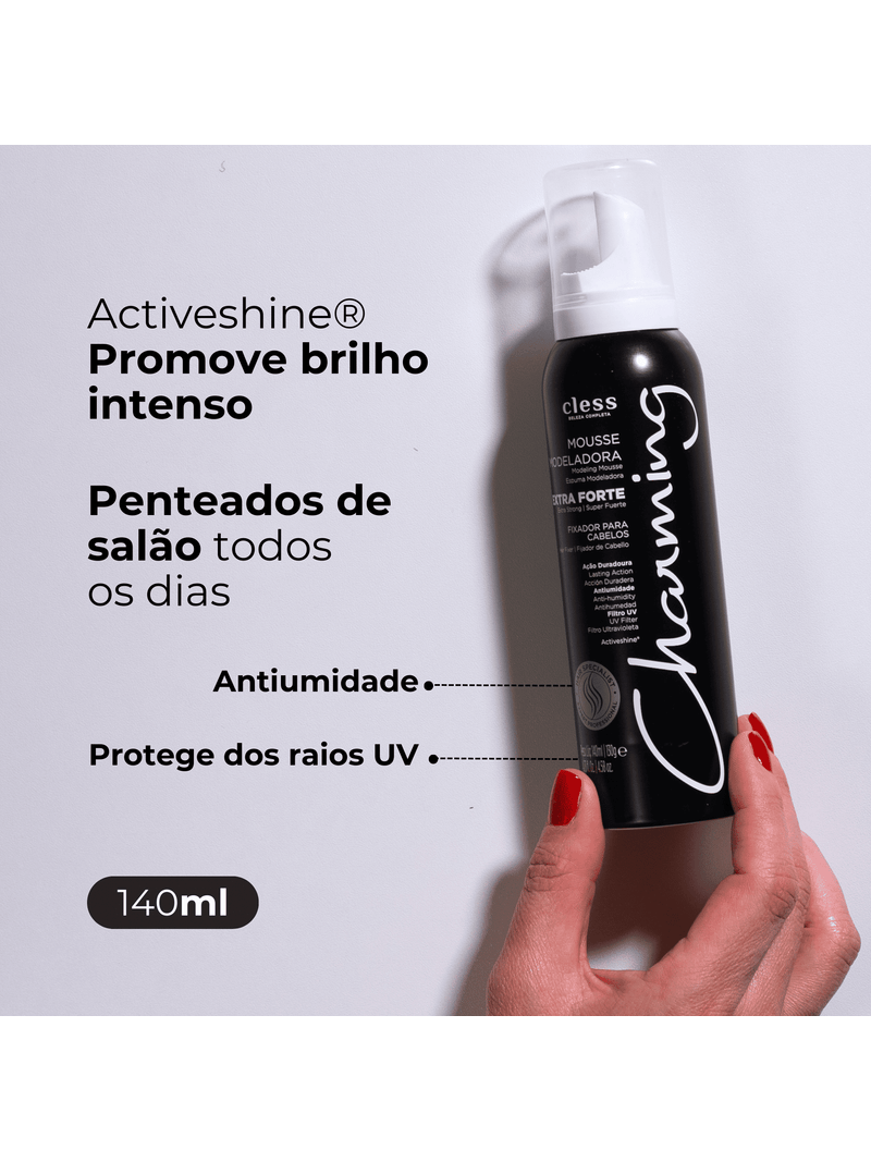 Mousse Modeladora Charming Extra Forte 140ml