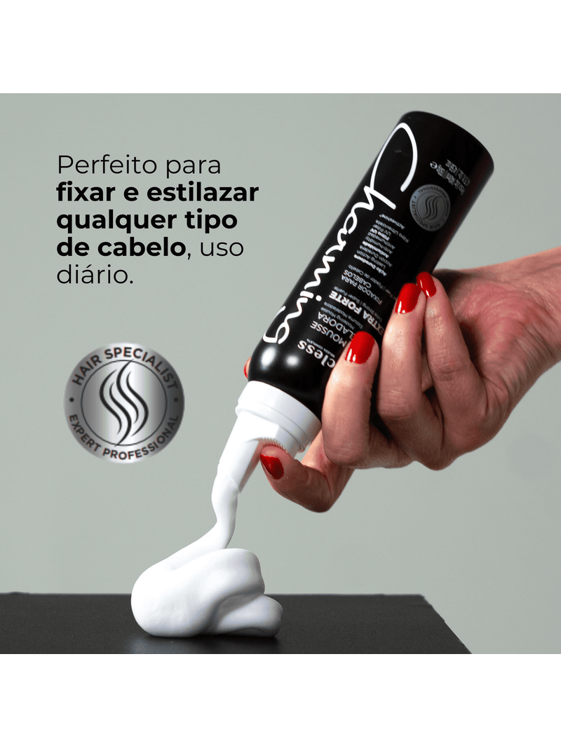 Mousse Modeladora Charming Extra Forte 140ml