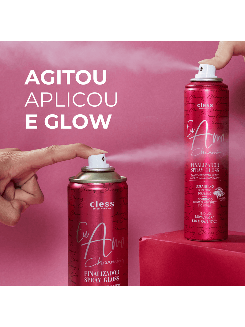 Spray Gloss Charming Eu Amo 150ml