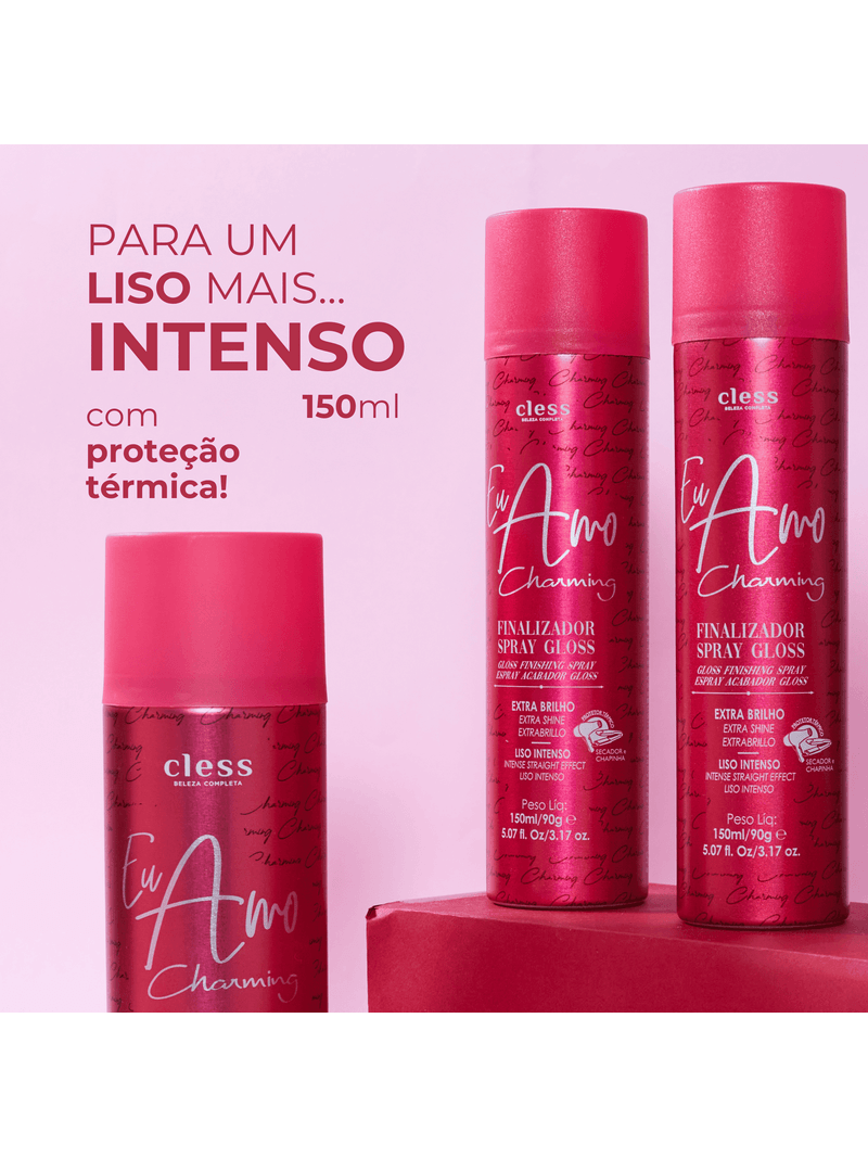Spray Gloss Charming Eu Amo 150ml