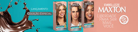 Coloração Maxton  Kit 50g Marrons e Vermelhos