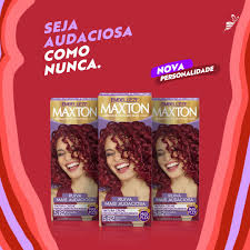Coloração Maxton  Kit 50g Marrons e Vermelhos