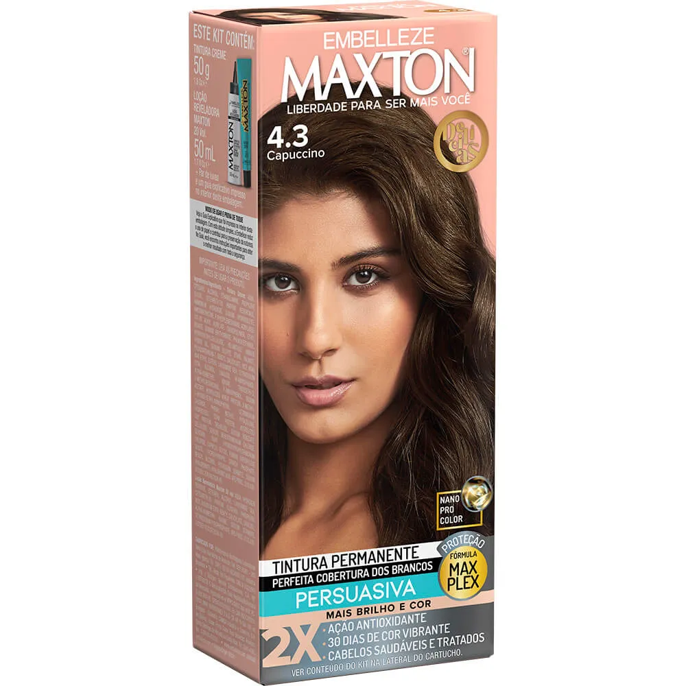 Coloração Maxton  Kit 50g Marrons e Vermelhos