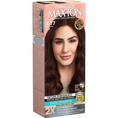 Coloração Maxton  Kit 50g Marrons e Vermelhos